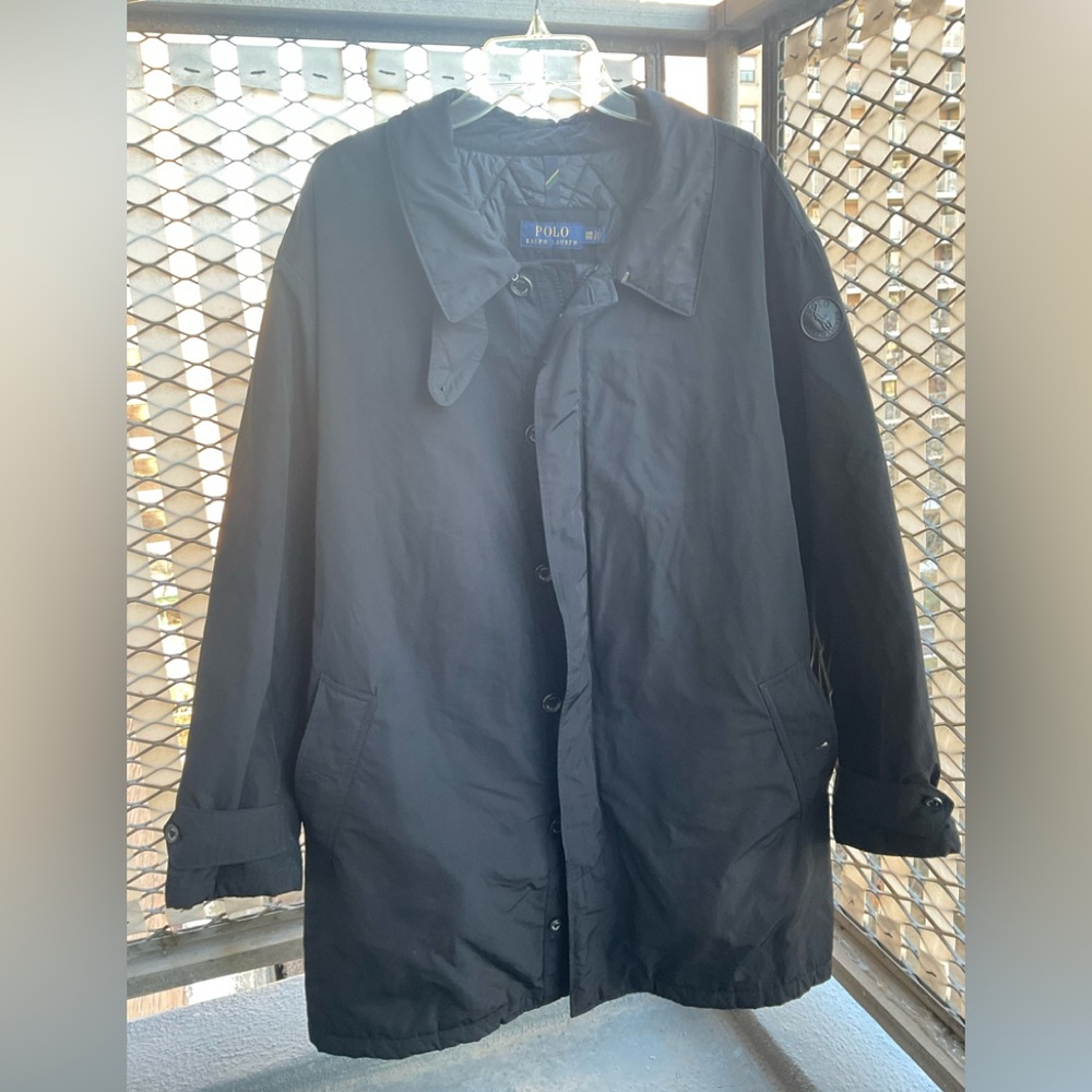 Polo Ralph Lauren Water-Resistant Commuter Coat- Black